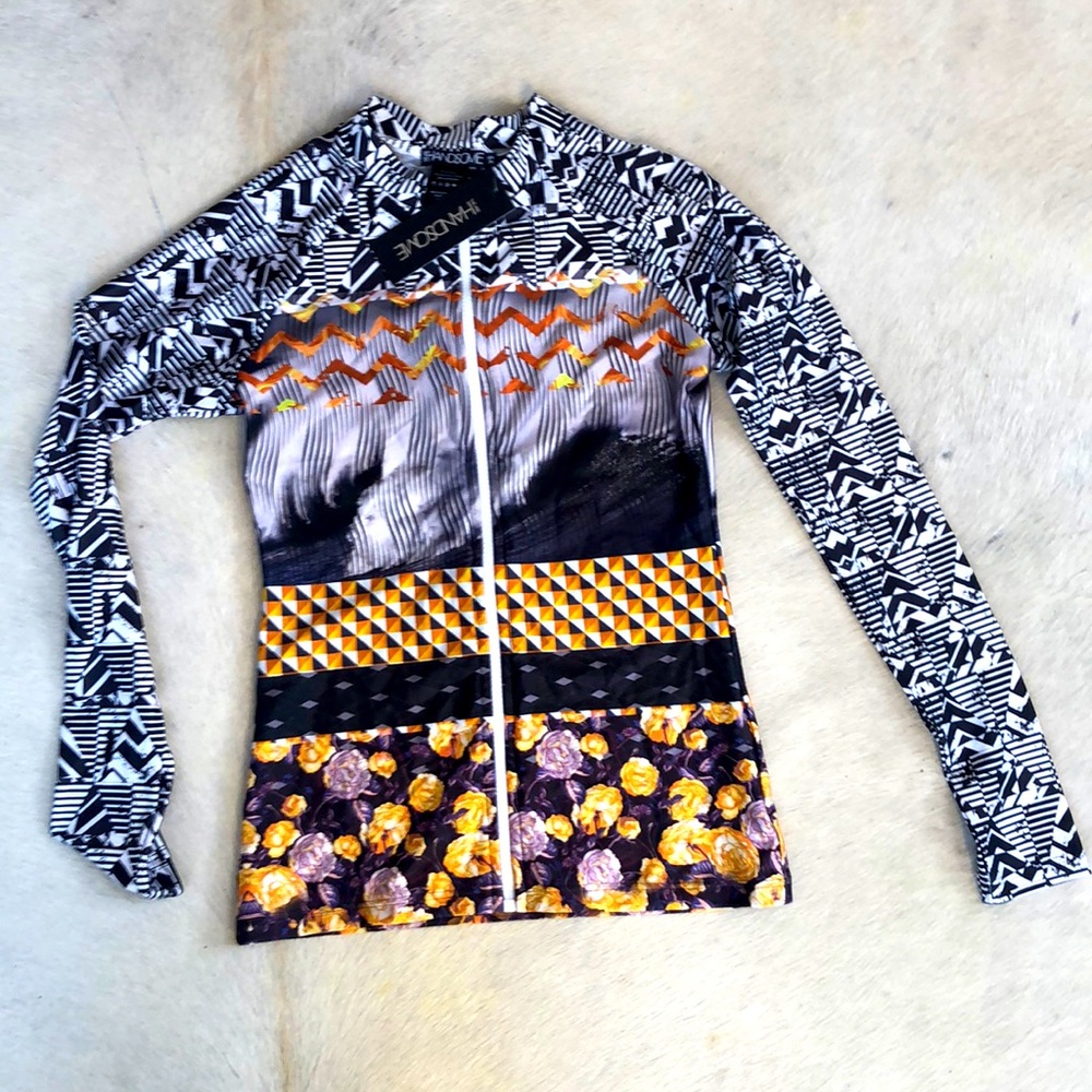 We Are Handsome Zip-Up Workout Top